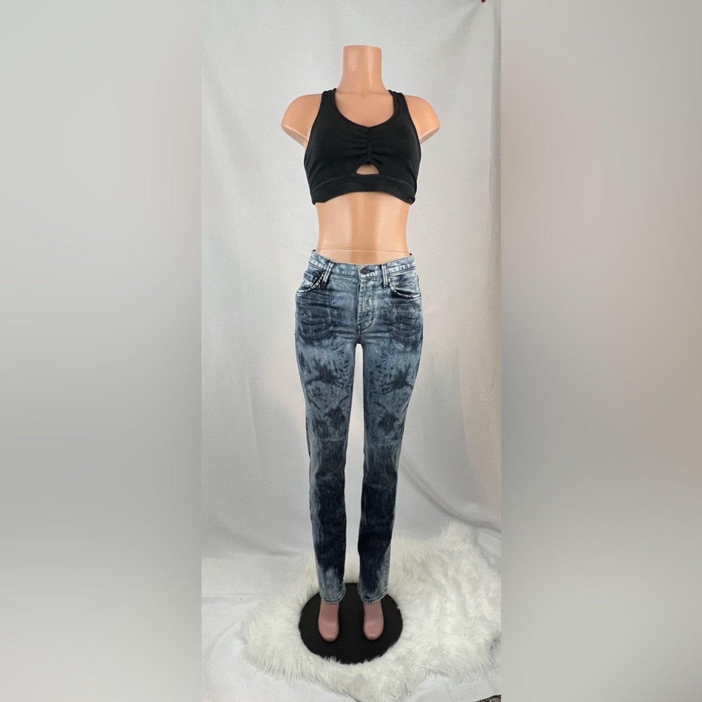 7 For All Mankind Acid Wash Jeans